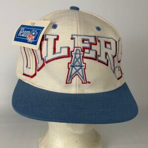 Vintage Houston Oilers Shadow NWT Drew Pearson Snapback Hat